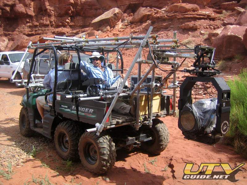 Polaris Ranger 6×6 used as a Mobile Film Platform Polaris Ranger 6×6 used as a Mobile Film Platform