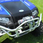 New Polaris RZR Winch Mount for Factory Bumper New Polaris RZR Winch Mount for Factory Bumper