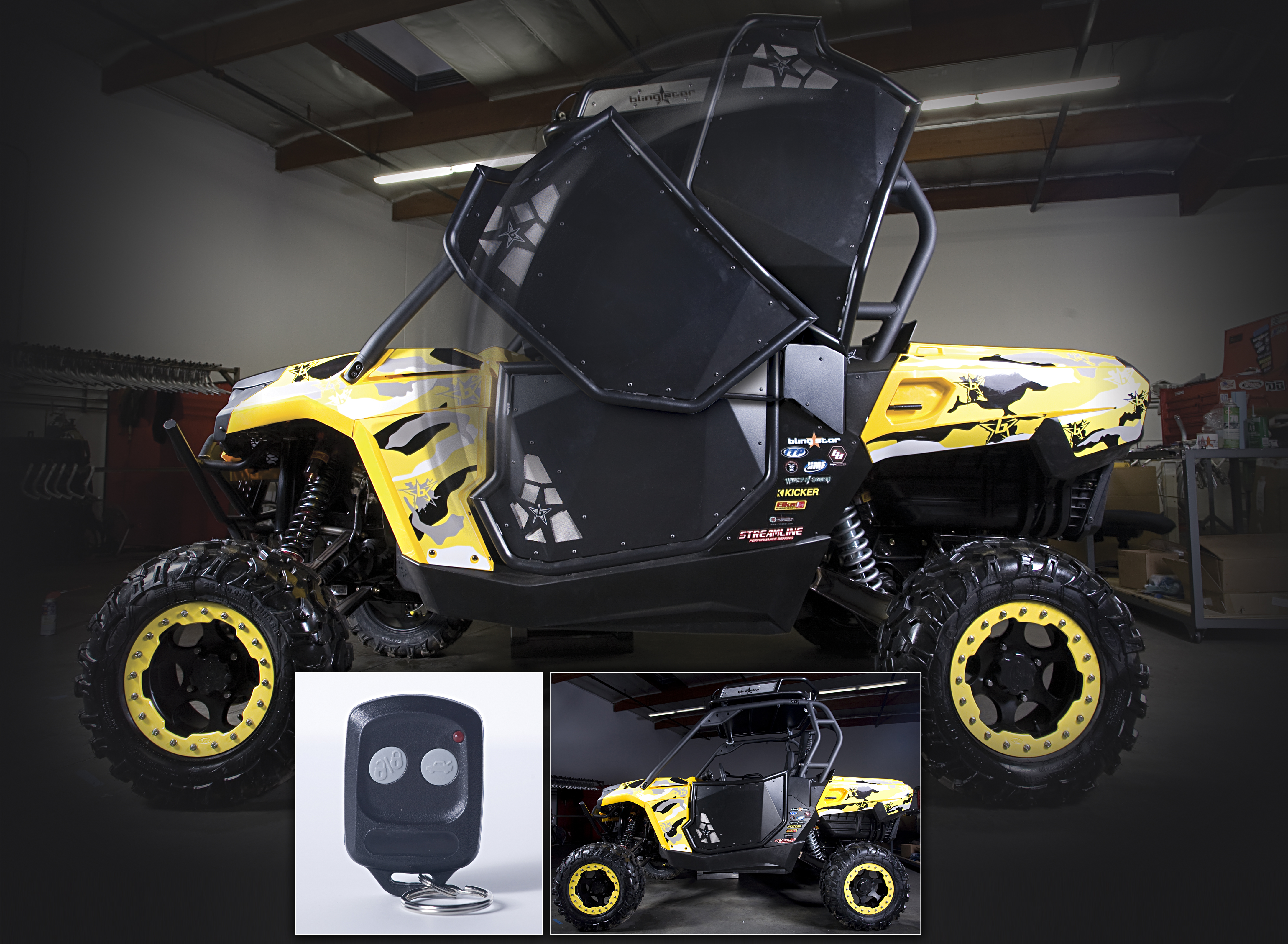 Side X Side Suicide Vertical Doors w/Wireless Remote Side X Side Suicide Vertical Doors w/Wireless Remote