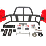 New Jeep JK Wrangler Spare Tire And Rotopax Container Swing-A-Way Carrier