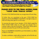 Cycle Gear Donates To Keep Trails Open In 2012 Cycle Gear Donates To Keep Trails Open In 2012