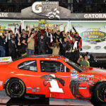 Busch Rides Patched Up Pumpkin To Victory Busch Rides Patched Up Pumpkin To Victory