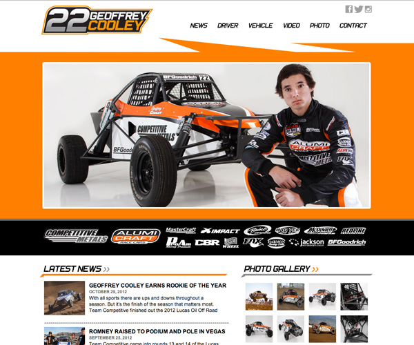 Bink Designs Delivers New Website to “Young Gun” Geoffrey Cooley Bink Designs Delivers New Website to “Young Gun” Geoffrey Cooley