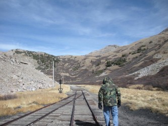 Railroad Tracks near Alpine