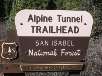 Alpine Tunnel Trailhead