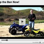The Final Push to Stop the Ban on Youth Motorcycles and ATVs Begins this Week