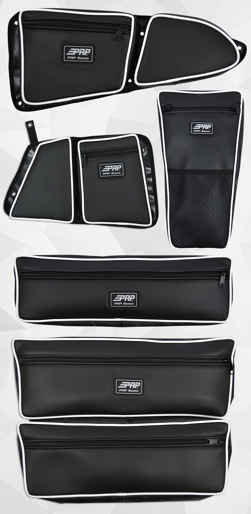 PRP Seats Introduces new RZR Storage Options with White Piping ...