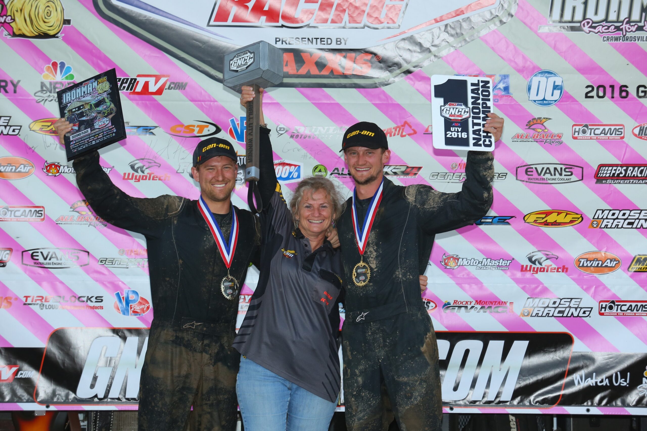 Can-Am Off-Road Racers Earn Podium Sweeps at Ironman GNCC
